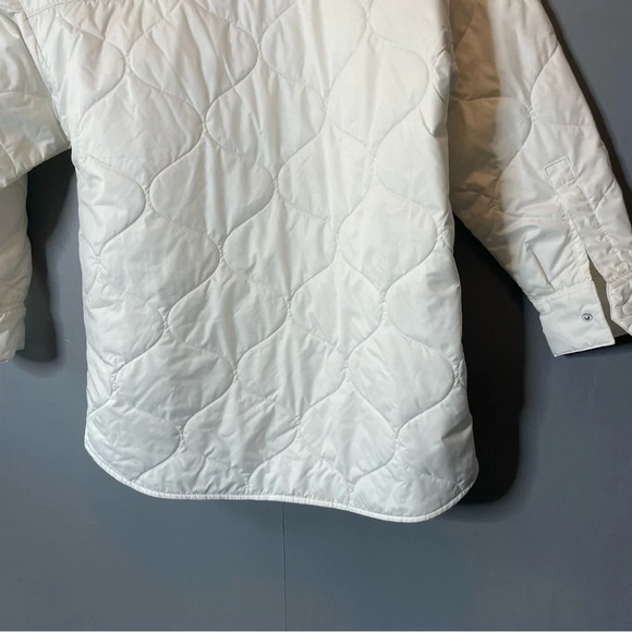 Nike Sportswear Essential Women's Quilted Trench Jacket white size xs - Picture 11 of 12